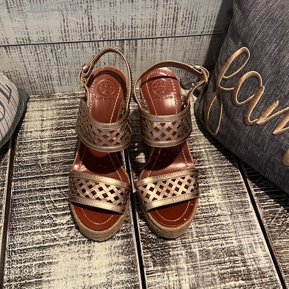 Tory Burch Shoes - Tory Burch Wedge Sandals